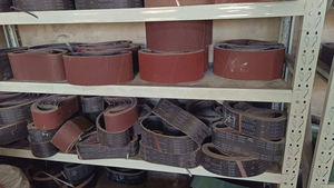 Настольный двухпозиционный станок для плоской полировки и волочения проволоки, для удаления заусенцев и ржавчины с металлических пластин - Product Image 5