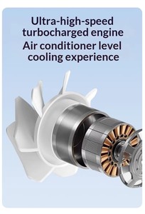 Ventilador de Mano Recargable x68 para el Verano, Ventilador Portátil para la Copa Mundial de Fútbol, con Precio de Mayoreo - Product Image 4