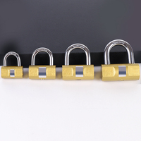 Nouveauté, prix bas, cadenas en fer plaqué laiton personnalisé de haute qualité avec 3 clés, haute sécurité