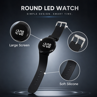 Nouvelle montre numérique LED lumineuse de sport de plein air de luxe pour adolescents, étudiants, enfants, unisexe
