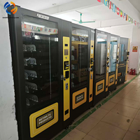 Distributeur automatique de boissons et de collations, paiement multiple (pièces, billets, carte), distributeur intelligent combiné pour salle de sport et usine