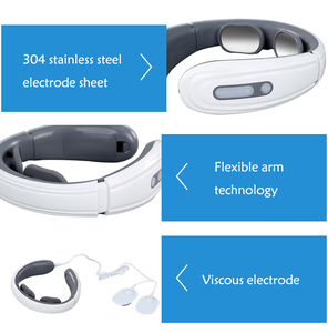 Masajeador Eléctrico Portátil Inteligente y Económico <span class=keywords><strong>2026</strong></span>, Tipo U, EMS, Pulsos Electrónicos, Masaje Profundo de Músculos, Cuello y Hombros, con Calor - Product Image 3