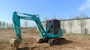Miniexcavadora de eficiencia energética Kobelco Sk60 de 6 toneladas con motor de componentes de núcleo de motor Yanmar - Product Image 2