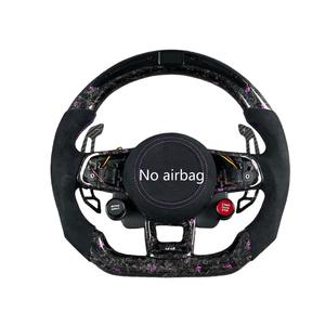 Volant sport en cuir personnalisé pour Volkswagen <span class=keywords><strong>Golf</strong></span> <span class=keywords><strong>7</strong></span> MK7 Mk7.5 GTI Scirocco Polo GTS <span class=keywords><strong>R</strong></span> <span class=keywords><strong>Line</strong></span> JETTA 2014-2017 - Product Image 1