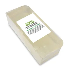 Изготовленная на заказ твердая самодельная Прозрачная основа для мыла из козьего молока для изготовления мыла