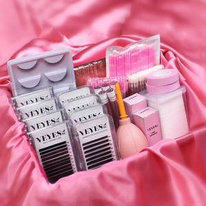 مجموعة تمارين الرموش من فييس مجموعة تمارين مستحضرات تجميل مانيكان بعلامة خاصة مجموعات إطالة الرموش الفردية - Product Image 2