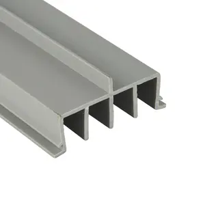 Custom OEM Design Shape Plastic Extrusion Channel Decoration Profiles Matt Surface UPVC/PVC Profiles