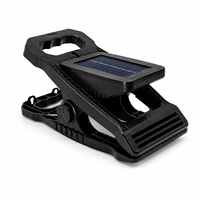 Lampe solaire LED à détecteur de mouvement, à clipser, pour extérieur, lampe de sécurité rechargeable, étanche IP44, éclairage activé par le mouvement pour clôture de jardin