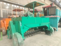 Tourneur de compost de type roue à grande portée pour le traitement industriel ducompost et des boues/Machine de tournagecompost