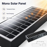 Lampe murale solaire de jardin style brique 900lm IP65 étanche avec détecteur de mouvement Garantie 3 ans