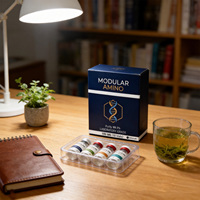 Boîte pliable personnalisée pour flacon de 3 ml pour peptide avec plateau en plastique thermoformé