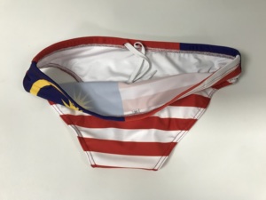 Custom Flag Designs Men's Sexy Thong Swimming Trunks Fashion Beach Shorts Spandex Swimwear <strong>String</strong> Men Swim Brief - Product Image 5