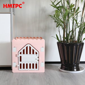 Casa para Perros de Plástico Hmtpc, Color Rosa, Rectangular, Impermeable, para Perros Pequeños, Uso en Exteriores - Product Image 2