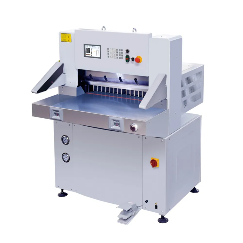 Guillotine-cortadora de papel, máquina de corte de papel A4 hidráulica Digital, piezas de repuesto, soporte en línea, fácil de operar