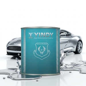 สีอะคริลิคสำหรับรถยนต์ M14 YINDY 1K คุณภาพดี สำหรับสีขาวเงิน ชนิดสเปรย์เคลือบเงาสำหรับรถยนต์ - Product Image 1