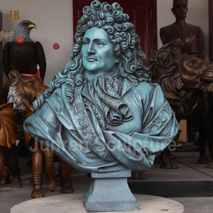 Statue classique en métal <span class=keywords><strong>Louis</strong></span> <span class=keywords><strong>XIII</strong></span> avec buste en Bronze - Product Image 1