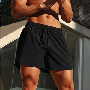 Verano Fitness secado rápido hombres gimnasio pantalones cortos correr entrenamiento Casual Alastic cintura Fitness baloncesto Essentials pantalones cortos para hombres - Product Image 3