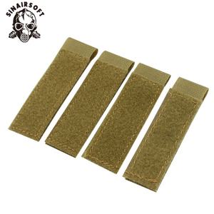 แผ่นแปะติดกระเป๋าแบบยุทธวิธี Molle 4 ชิ้น พร้อมแถบตีนตุ๊กแกสำหรับติดกระเป๋าเป้สะพายหลัง เสื้อกั๊ก และอื่นๆ - Product Image 1