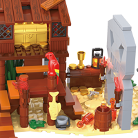 Meilleures ventes transfrontalières en gros : Décorations de blocs de construction DIY : Ensembles de blocs de construction pour la chasse au trésor mystérieux et la chasse au trésor pirate