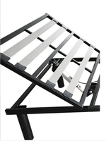 Sommier à lattes réglable et pliable en métal de style européen E1, cadre de lit intelligent motorisé pour chambre à coucher