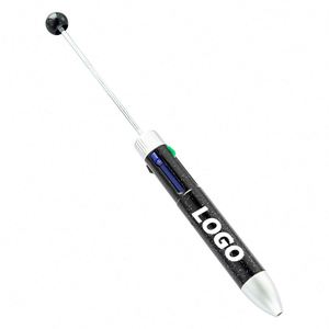 Stylos à billes métalliques multicolores 4-en-1 personnalisables - Vente en gros portable pour étudiants et cadeaux promotionnels - Product Image 1