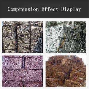 Máquina Empacadora de Reciclaje de Chatarra, Compactadora de Latas de Aluminio, <span class=keywords><strong>Prensa</strong></span> Hidráulica Horizontal en Venta - Product Image 2