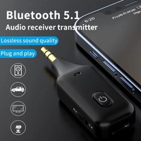 5.1 Handsfree bellen draadloze audioadapter met 3.5mm stereo jack & 35 AUX poorten voor autokit, pc, tv, hoofdtelefoons, privé mal China