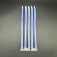 ME08-32 Tube de mélange statique en plastique pour injection d'époxy, colle adhésive bleue, élément de 0,30 mm de diamètre, buse Guangdong, mélangeur A/B