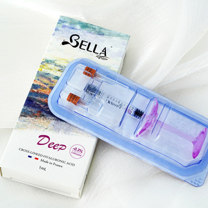 BELLA <span class=keywords><strong>Acide</strong></span> <span class=keywords><strong>Hyaluronique</strong></span> Réticulé – Remplisseur Dermique Profond 1ml – Raffermissant, Éclaircissant, Rajeunissant – <span class=keywords><strong>Injection</strong></span> pour Lifting Facial - Product Image 4