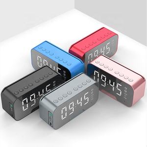 Reloj de Escritorio con Espejo y Altavoz Bluetooth, Luz LED Digital, Radio FM, Reloj Despertador, Calendarios Electrónicos - Product Image 5
