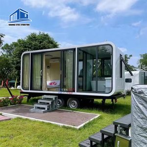 Maison en capsule écologique en forme de pomme, imperméable, préfabriquée, pour camping - Product Image 5