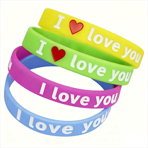 Bracelets en silicone personnalisés pour événements - Bandes en caoutchouc promotionnelles personnalisées avec votre logo - Product Image 3