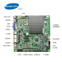 ITX-B415_J126L, terintegrasi Celeron J4125 2.0GHz Quad Ccore prosesor Motherboard tipis Iitx Intel dengan Llvds,EDP,VGA,HD