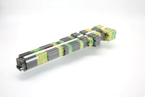 Suzhou <span class=keywords><strong>Huntec</strong></span> 2,5mm DIN Rail Spring Clamp bloque de terminales Alimentación a través de terminales de resorte - Product Image 6