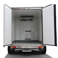 Remolque de almacenamiento en frío, refrigerador de diseño en venta, refrigeración de alimentos, camión, furgoneta