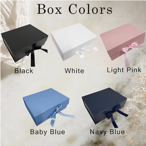 Caja de regalo personalizada de papel corrugado para recuerdos, <span class=keywords><strong>Clase</strong></span> de 2026, América, caja de regalo de graduación con cinta. - Product Image 3
