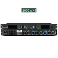FV4000 yüksek kalite 1000Watt * açık sahne performansı için 4 kanal ses güç amplifikatörü 1U dijital amplifikatör