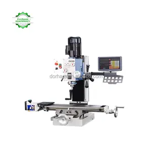 ZX32G mini gear head drive manual bench type vertical drilling and milling machine digital readout drilling and milling machine