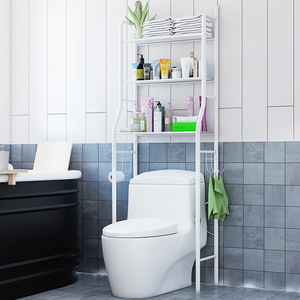 Organisateur de maison étagère support économiseur d'espace largeur réglable Organisation 3 couches sur <span class=keywords><strong>Machine</strong></span> à <span class=keywords><strong>laver</strong></span> supports de stockage pour salle de lavage - Product Image 2