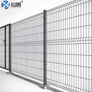 Gran oferta, VALLA DE Panel 3D moderna para exteriores, valla de malla de alambre soldada curvada, placa de acero de malla de alambre recubierta de polvo - Product Image 3