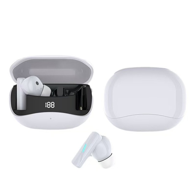LED Display TWS Earbuds Wireless BT ANC ENC Headphones with Type c Port HIFI Sound Quality Earphones for Gaiming and Sports