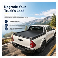 Couverture de benne électrique rétractable noire pour Hilux N80 SR SR5 2015 à 2025 pour Revo Rocco Double Cab Pickup Tr