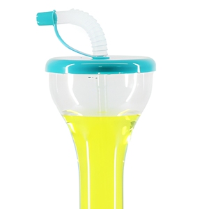 Gobelet à slushy Yard Cup 12oz avec paille en plastique PET, couleur personnalisée, pour fêtes, logo personnalisé, vente en gros - Product Image 6
