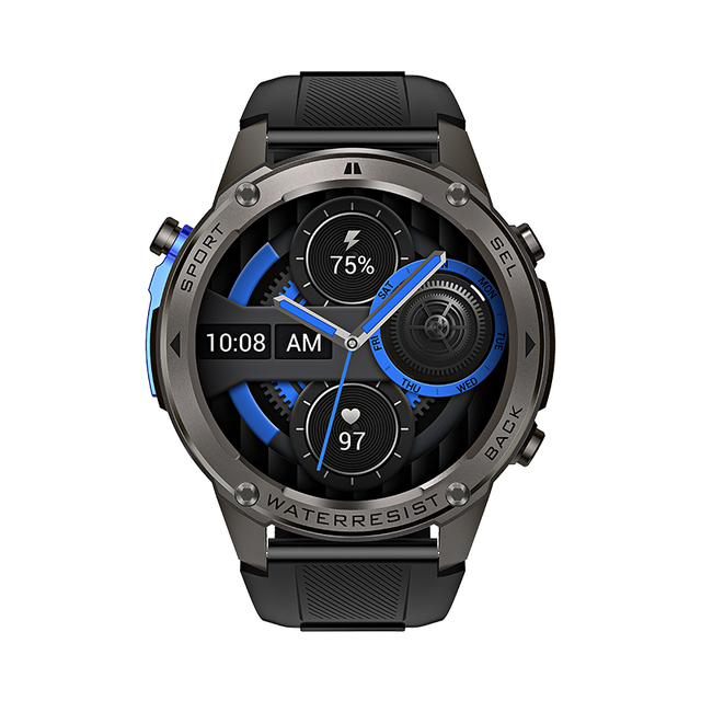 Genuine DM56 AMOLED Smart Watch 170+Sports 5ATM Waterproof Metal Body L1+L5 GPS , Altimeter Barometer Compass 500mAh Battery