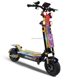 Scooter Eléctrico de 72V y 10000W con Doble Motor, Batería de Litio de Largo Alcance, Plegable, para Viajes Cortos - Product Image 5