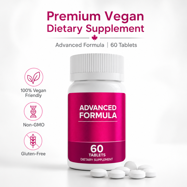 Plant Derived Vegetarian Formula Dietary Supplement Tablets With Flexible OEM Customization Options for Brands 60 Tablets
