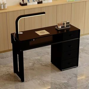 Juego de Equipos de Belleza Profesional Estilo Crema para Salón de Belleza, Muebles de Lujo, Mesa de Manicura, Diseño Moderno, Duradero y Ecológico - Product Image 4