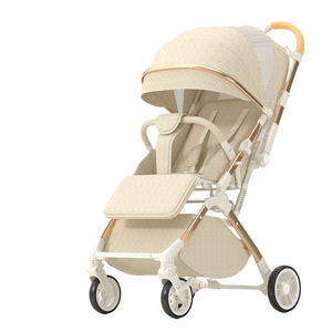 Landau pliable de poche de voyage de poussette de bébé léger de vente chaude avec la poignée réversible pour s'allonger et s'asseoir le landau - Product Image 1