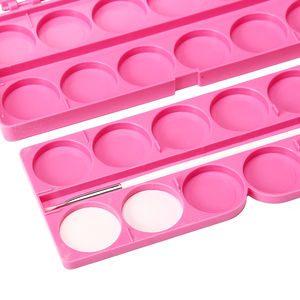 Paleta de pintura acrílica para uñas, soporte para esmalte en gel, plato para dibujar, herramienta para mezclar pegamento y maquillaje - Product Image 4