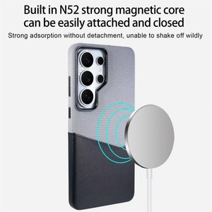 Funda Magnética de Lujo para Teléfono con Ranuras para Tarjetas, Compatible con Samsung S26 S25 S24 Ultra, Carga Inalámbrica, Protección Contra Impactos - Product Image 3